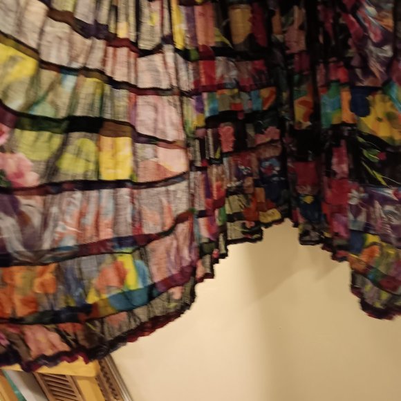Vintage Sashi Midi Skirt made in India Womens S Long Soft and Flowy Colorful - Picture 6 of 6
